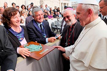 Con Banca Valdichiana, un’emozione unica l’udienza da Papa Francesco