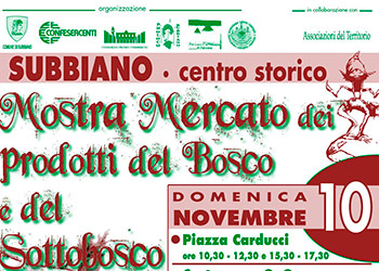 Mostra mercato dei prodotti del bosco e del sottobosco