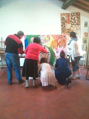 Al Circolo Artistico di Arezzo per una settimana una mostra-evento sulla arte terapia