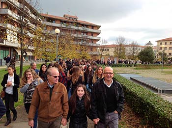 Camminata della salute nei parchi cittadini per gli studenti del progetto ‘Escar’