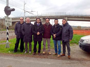 Aperto il traffico al cavalcaferrovia di Lucignano