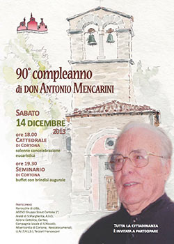 Don Antonio mencarini compie 90 anni