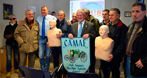 Camae dona al 118 dodici manichini didattici per i corsi di formazione di primo soccorso