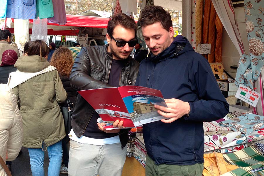 La Tirreno-Adriatico tra i banchi del mercato