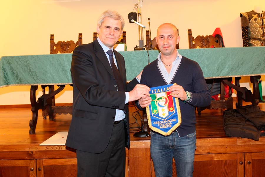 Porta Sant’Andrea: i vertici degli Arbitri italiani in visita al Quartiere
