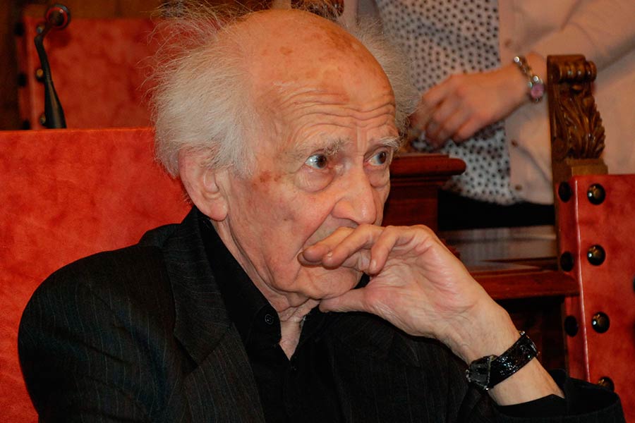 Zygmunt Bauman in visita ad Arezzo