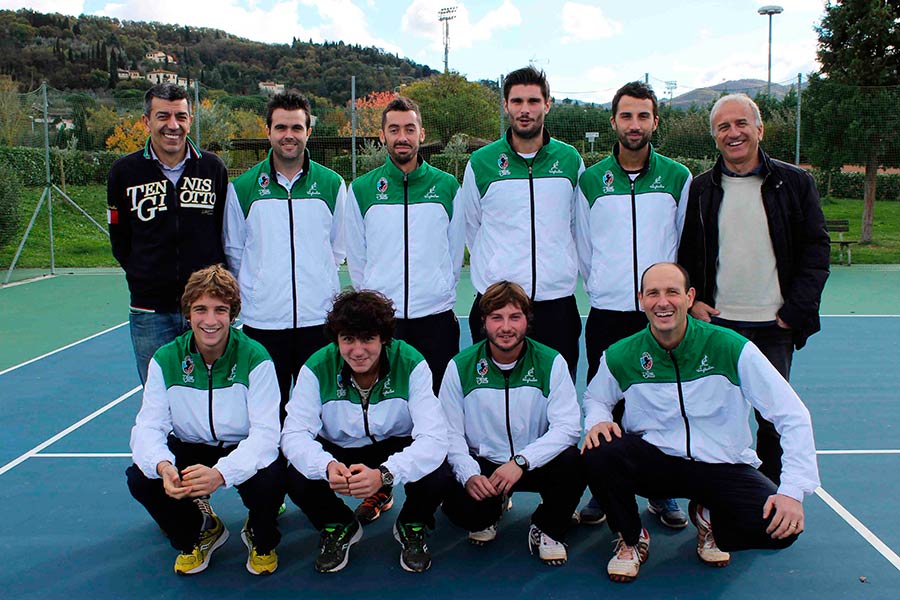 Daniele Bracciali e il Ct Giotto al comando della serie C