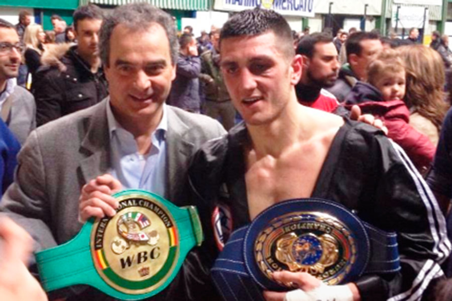 Il collega Orlando Fiordigiglio diventa campione mondiale Junior WBC di pugulato, i compliementi di Enel