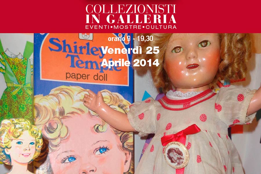 In Galleria Bruschi una mostra dedicata all’icona americana Shirley Temple