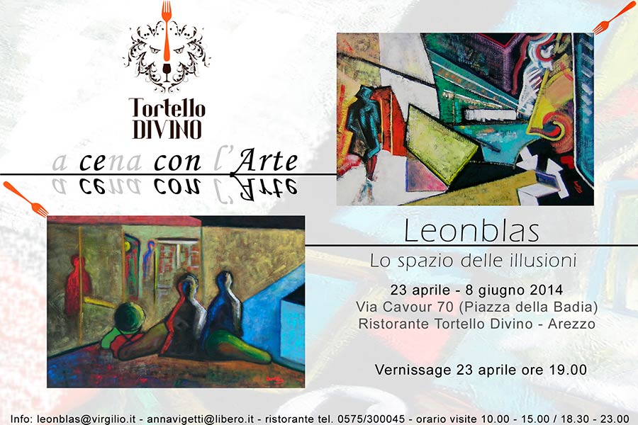 Mostra personale del pittore Leonblas