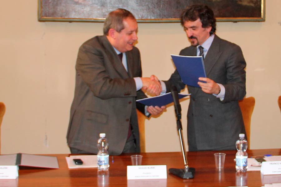 Banca Popolare di Cortona e Confcommercio Arezzo stringono un accordo a sostegno delle imprese del terziario