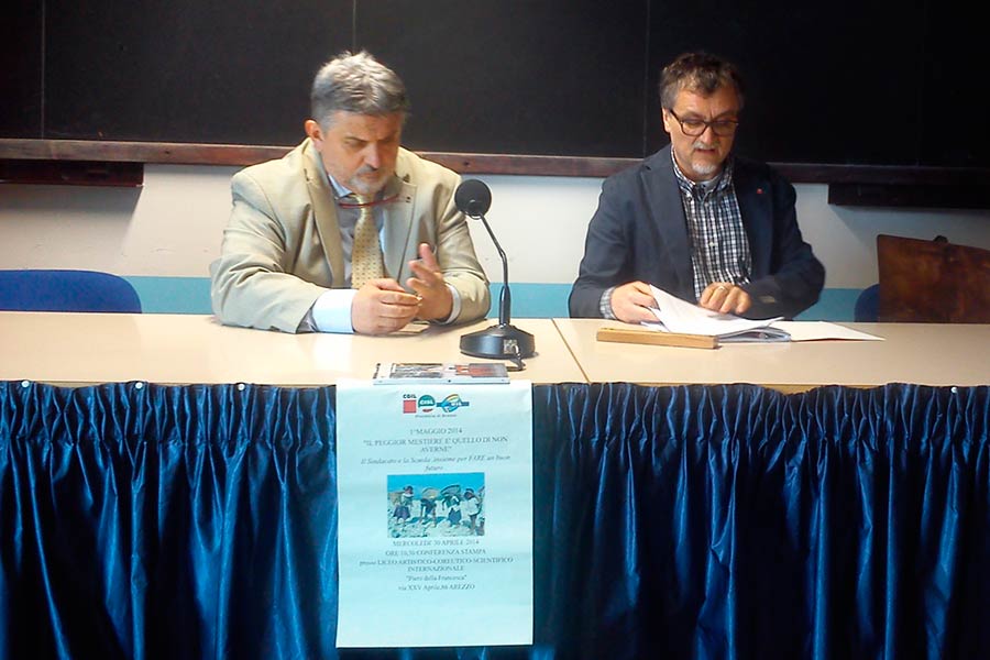 1 Maggio ad Arezzo di CGIL, CISL e UIL: Ripartire dalla scuola