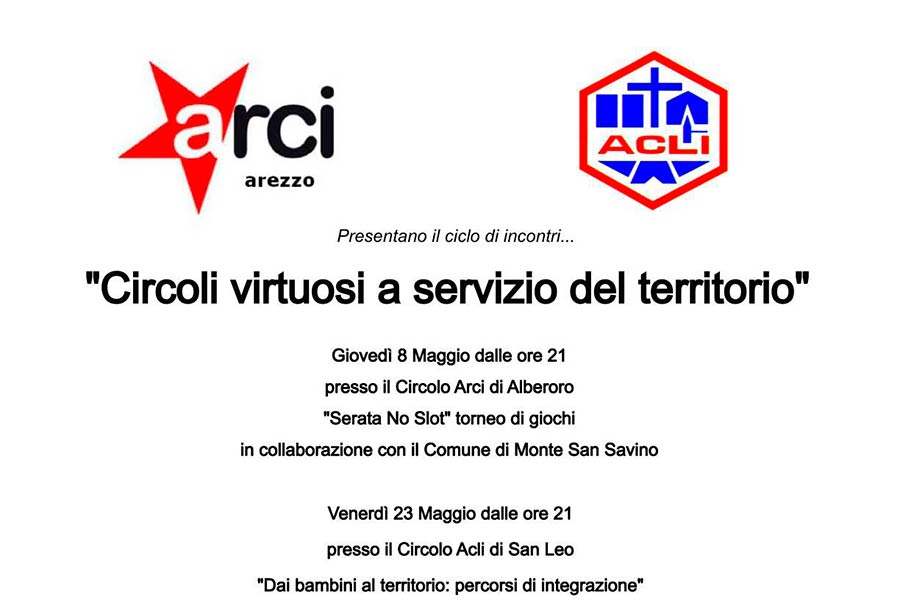 “Circoli virtuosi a servizio del territorio”
