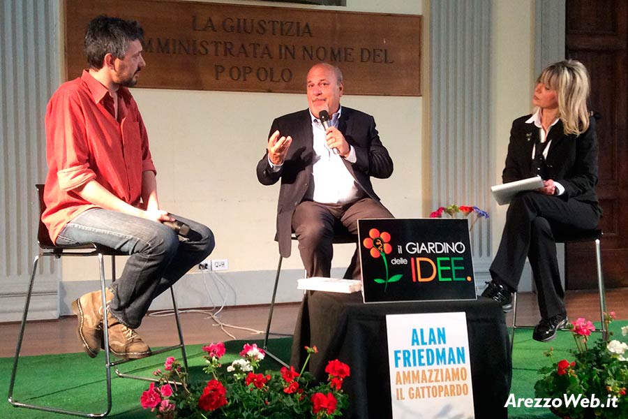 Alan Friedman piace al pubblico del Giardino delle IDEE