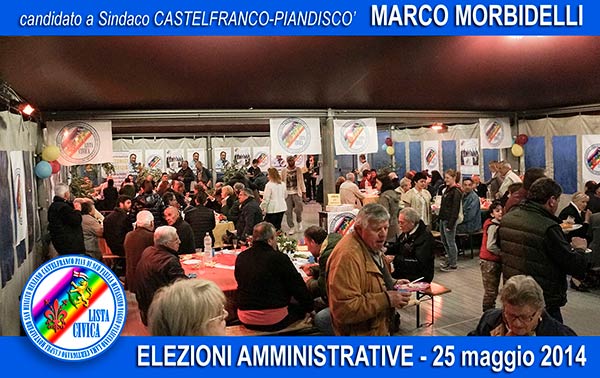 Lista Civica Castelfranco Piandisco’: presentazione del candidato a sindaco Morbidelli