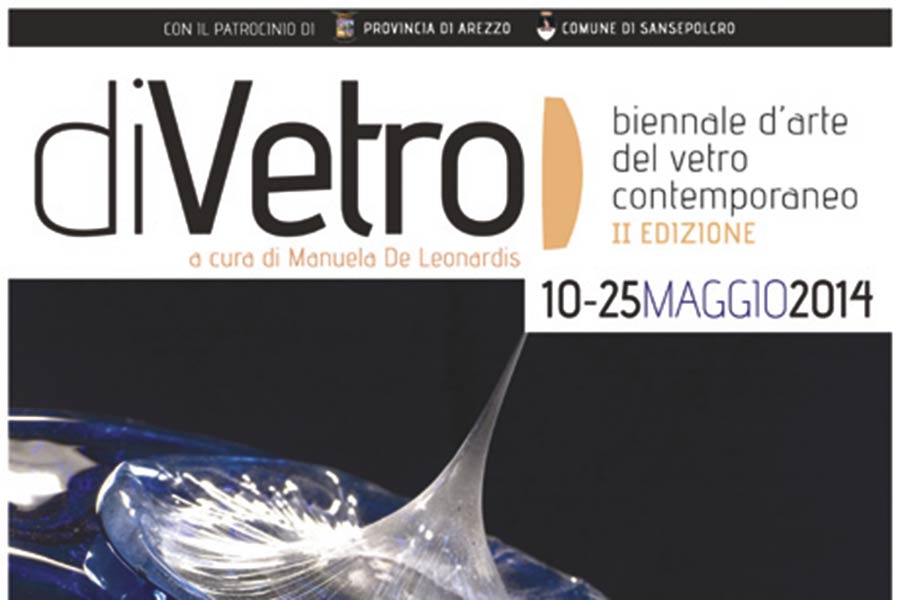 Al via venerdì 9 e sabato 10 la seconda edizione di “Di vetro – biennale d’arte del vetro contemporaneo”