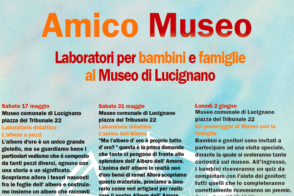 Un Museo per Amico a Lucignano con attenzione ai più piccoli