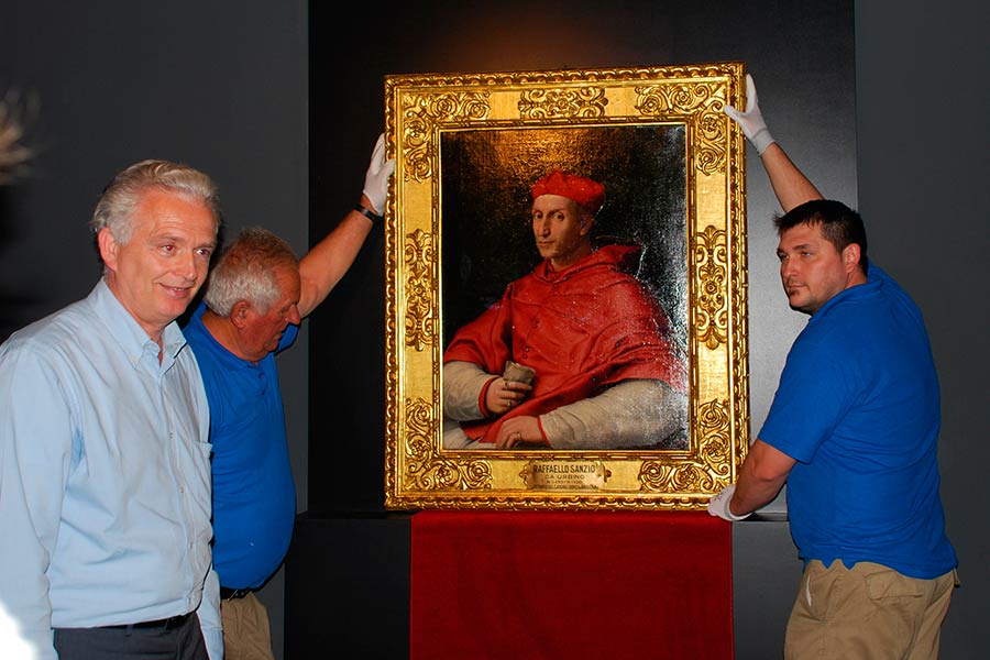 Arrivo a Bibbiena del quadro di Raffaello Sanzio