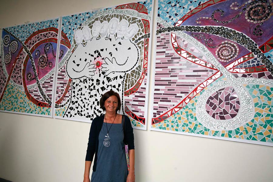 Inaugurate 4 opere d’arte in ospedale