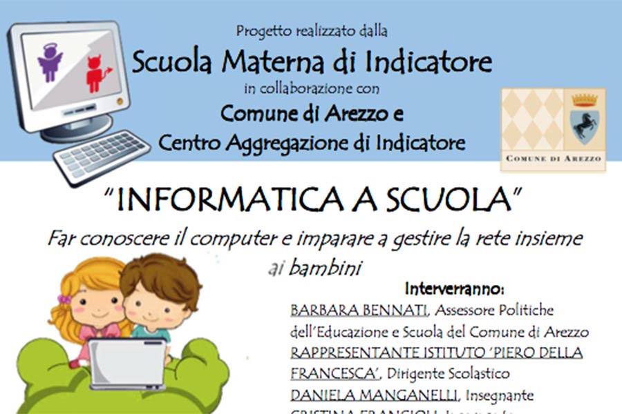 Informatica alla scuola materna di Indicatore