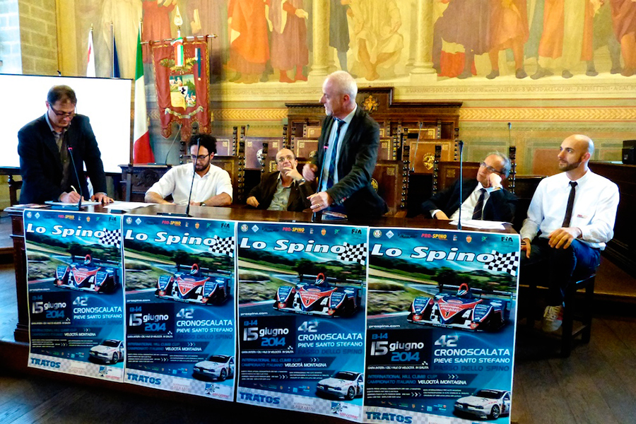 Presentata in Provincia ad Arezzo la 42esima edizione della Cronoscalata Passo dello Spino