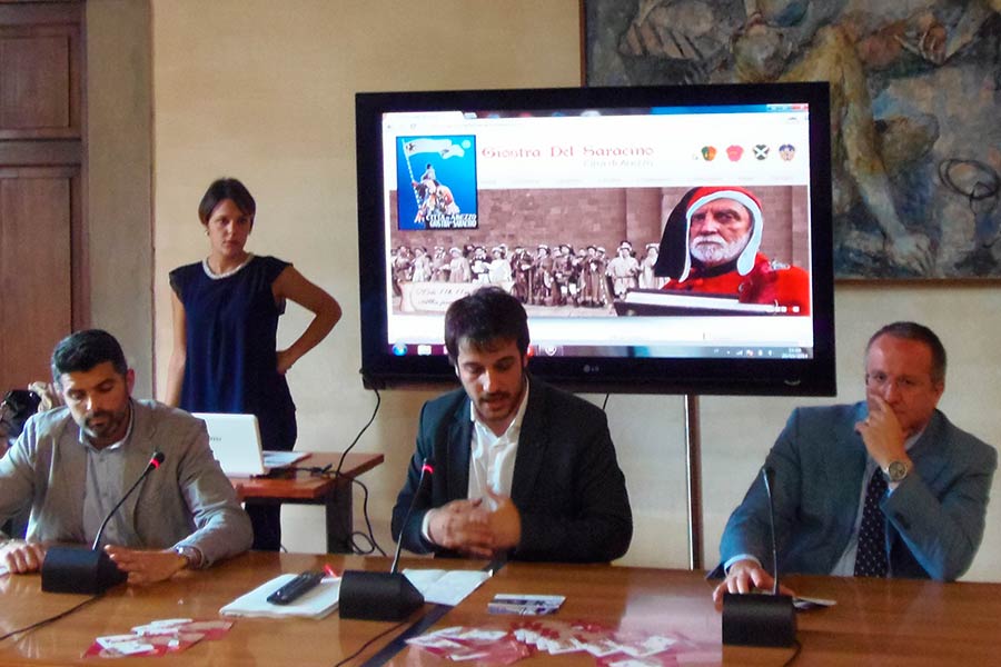 Presentato oggi il nuovo sito della Giostra del Saracino