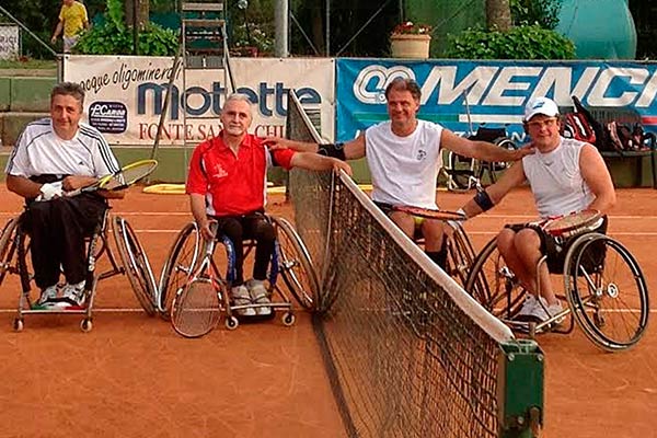 Al via il torneo nazionale di tennis in carrozzina