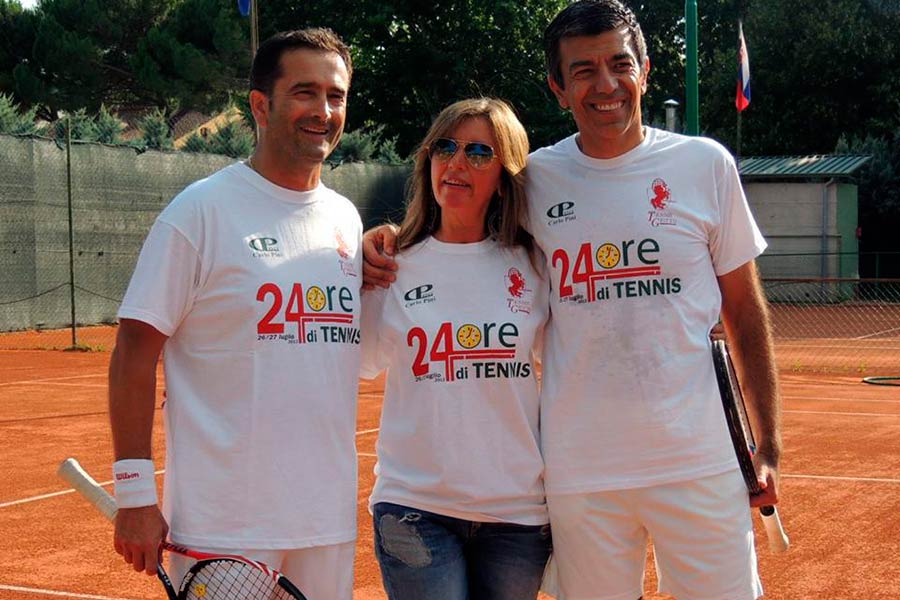Il tennis aretino unito per la “24ore” in ricordo di Carlo Pini