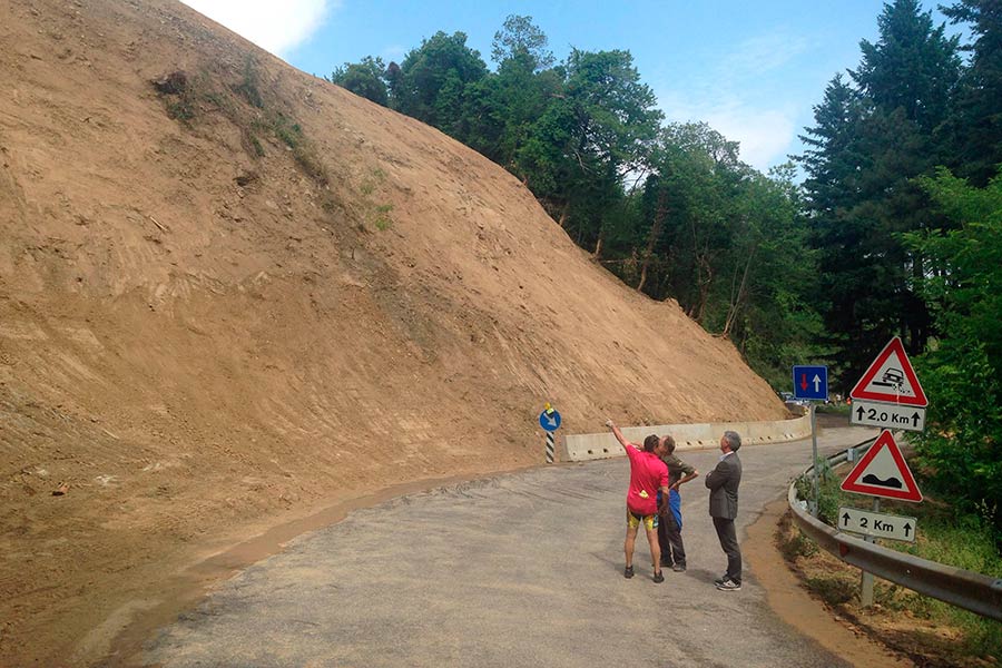 Riaperta al traffico la SP 15 di Montegonzi
