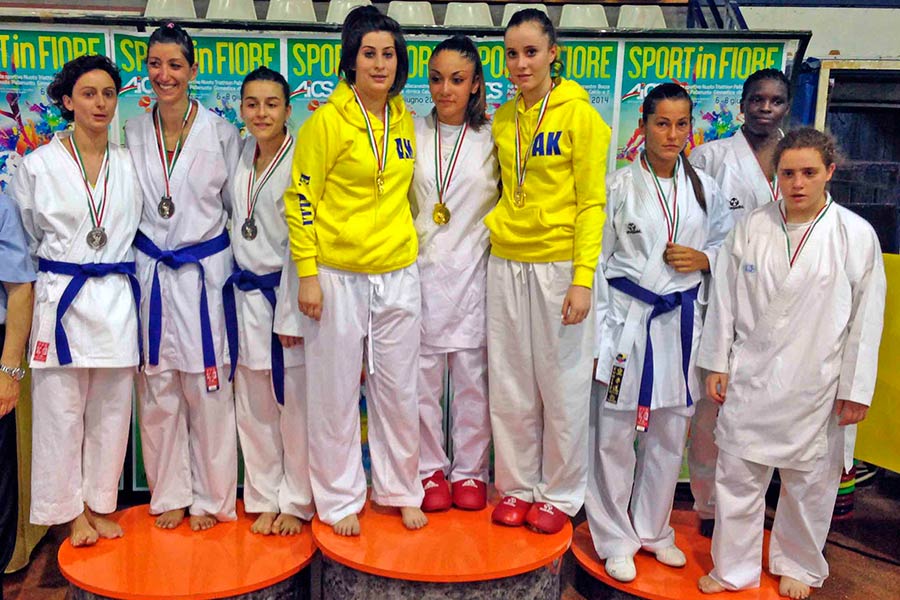 Un titolo italiano per le ragazze dell’Arezzo Karate