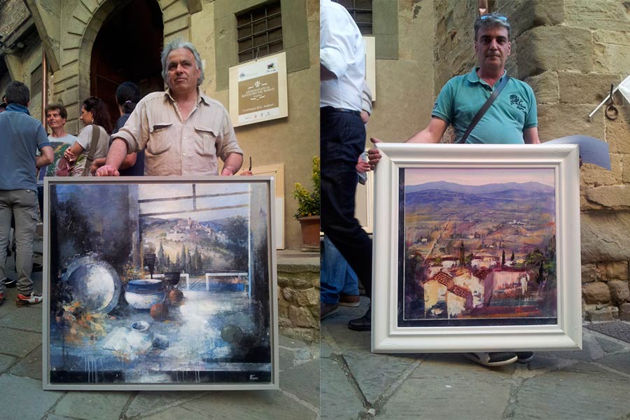 Anghiari Arte 2014: Paolo Fedeli e Maurizio Biagini si aggiudicano la prima edizione del concorso nazionale di pittura