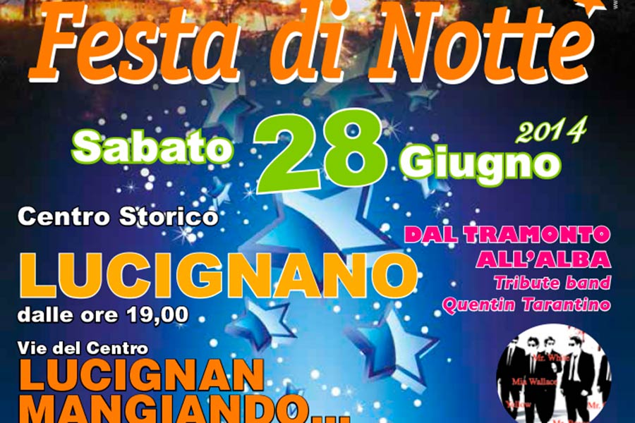 Festa di notte a Lucignano