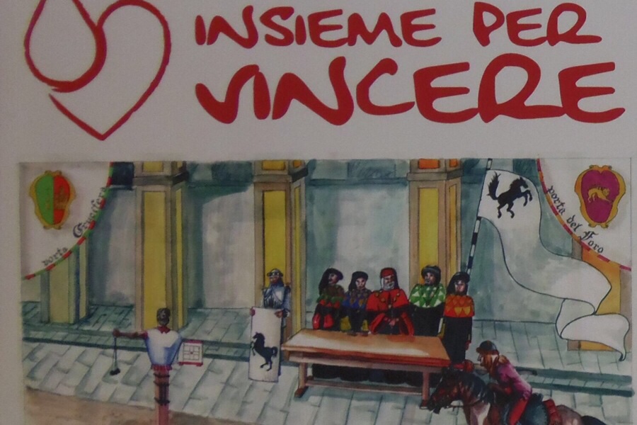 La Giostra del Saracino nei manifesti di Fratres donatori di sangue