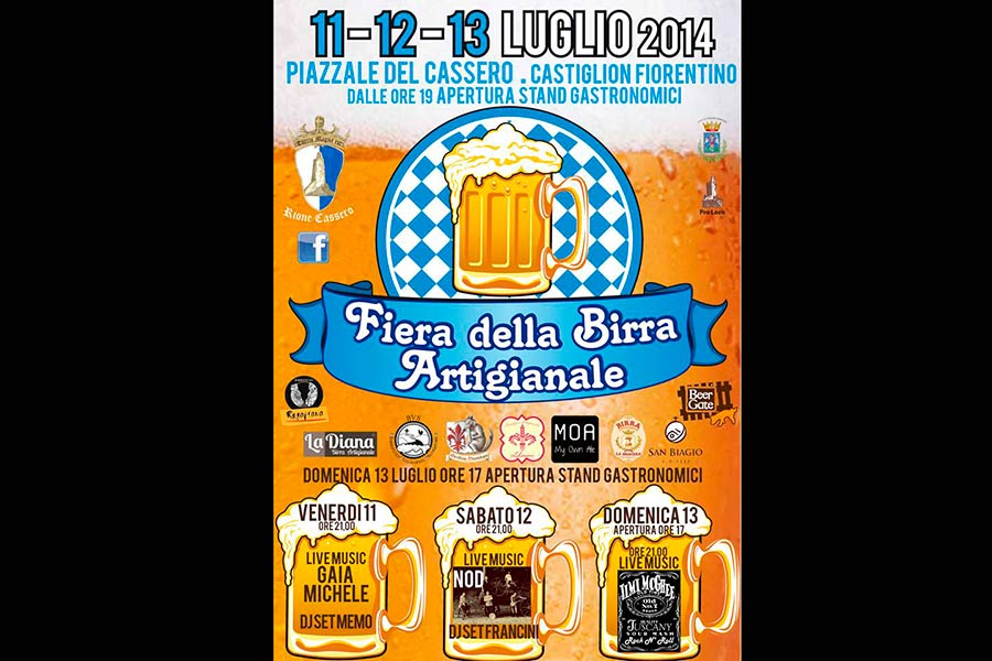 A Castiglion Fiorentino la fiera della birra Artigianale