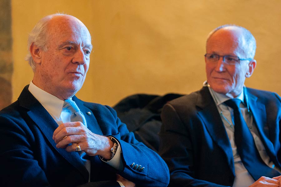 Staffan de Mistura e Fabio Zavattaro nel CDA di Rondine
