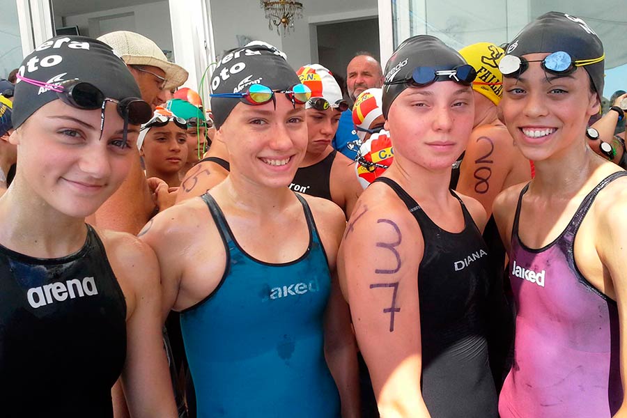La Chimera Nuoto si fa onore ai campionati italiani di fondo