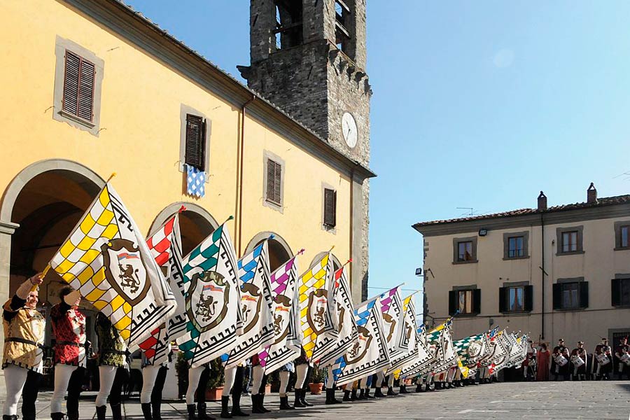 Bibbiena capitale mondiale della Bandiera