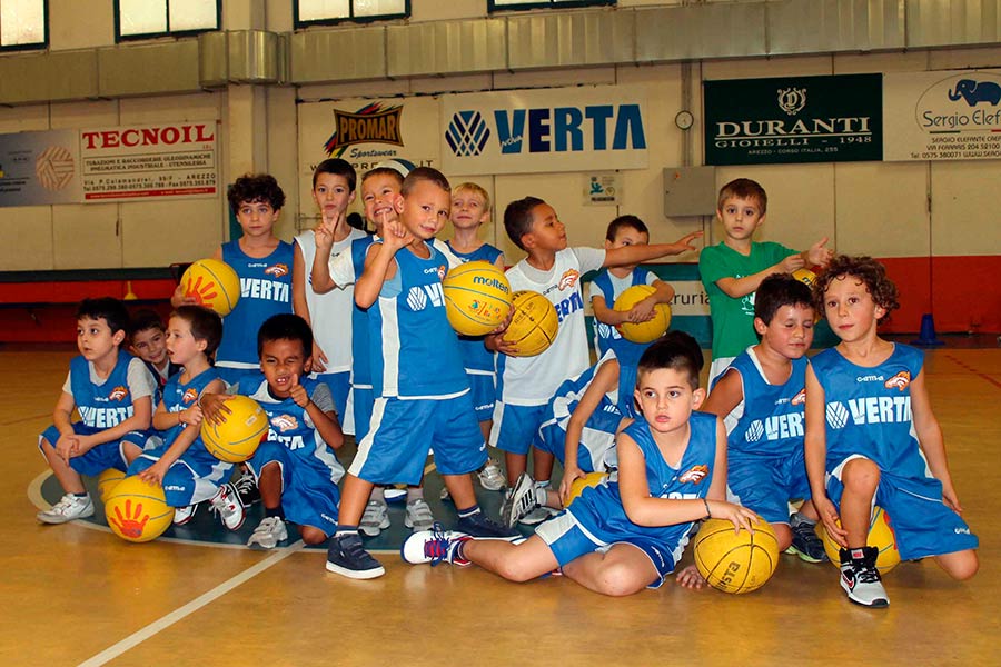 Al via la stagione dei 170 bambini del minibasket della Sba