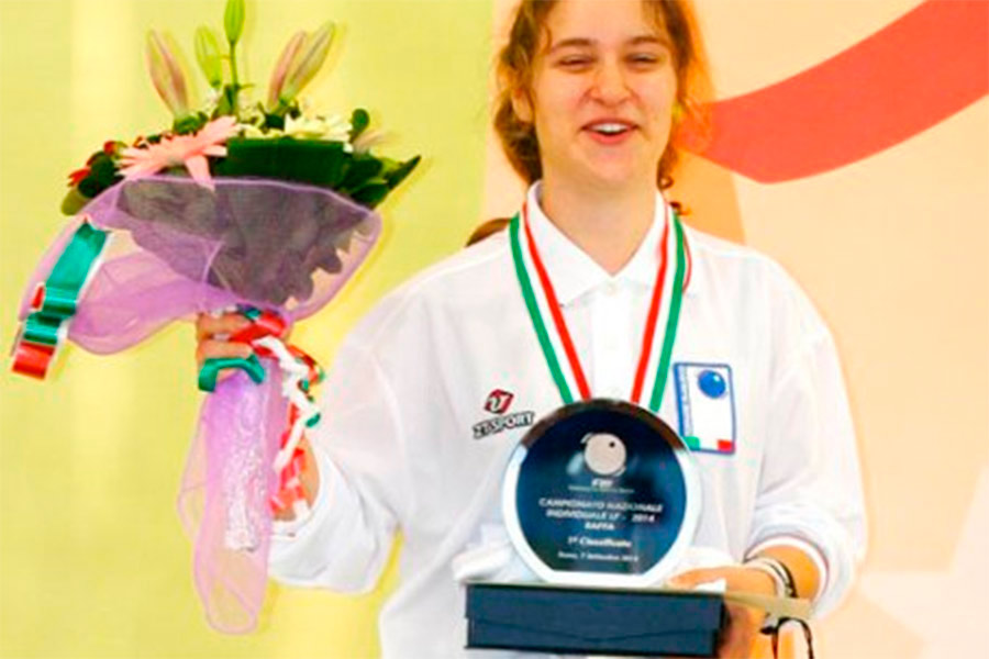 La cortonese Elisa Fanicchi è la nuova campionessa italiana juniores di bocce