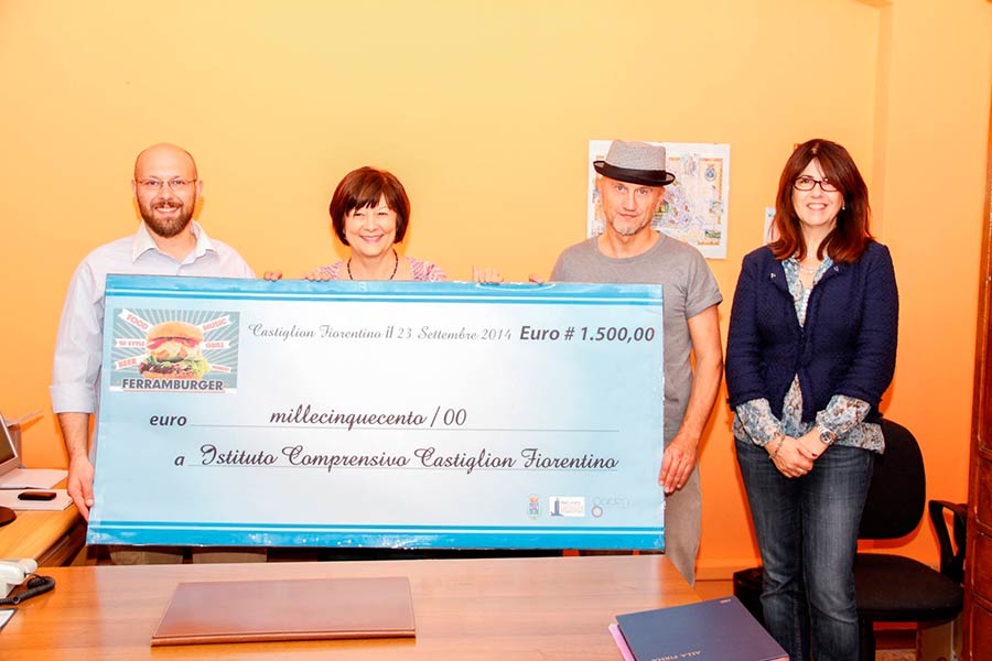 Ferramburger dona 1500 euro all’Istituto Comprensivo di Castiglion Fiorentino