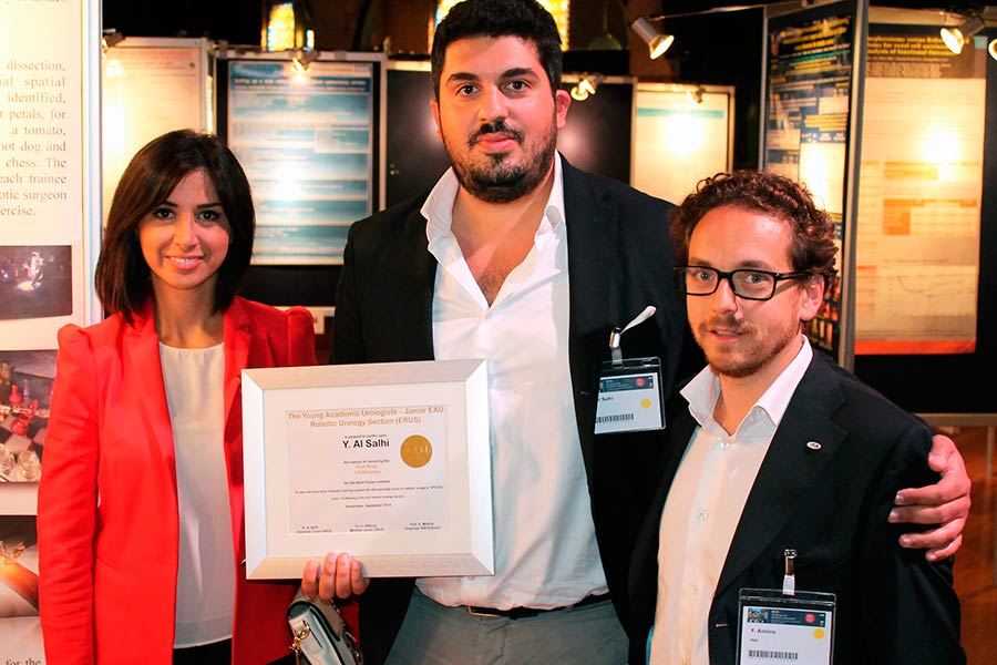 Progetto di formazione sulla robotica urologica del San Donato premiato al congresso europeo di Amsterdam