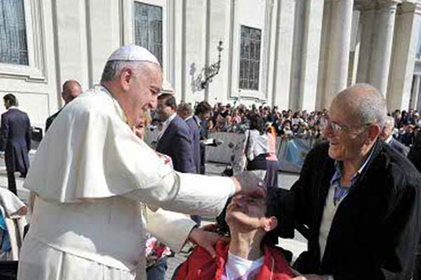 Papa Francesco incontra i ragazzi dell’Ottavo Giorno