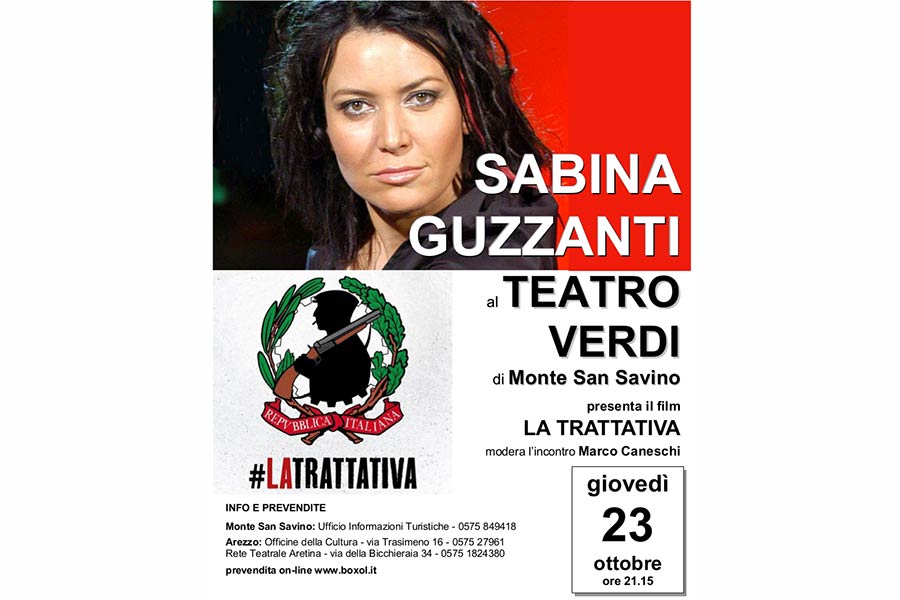 Sabina Guzzanti al Teatro Verdi di Monte San Savino