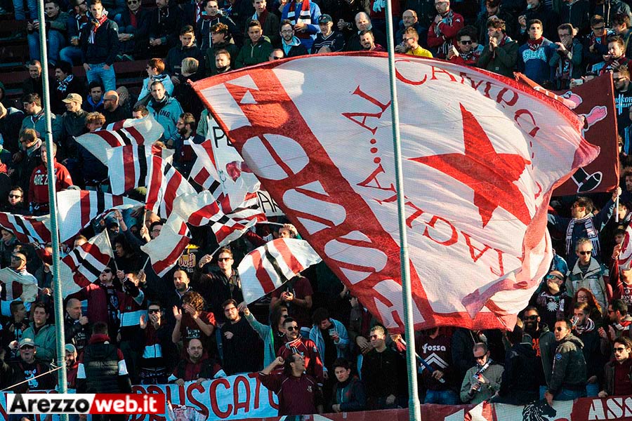 Arezzo contro la Viterbese buon pareggio con l’uomo in meno