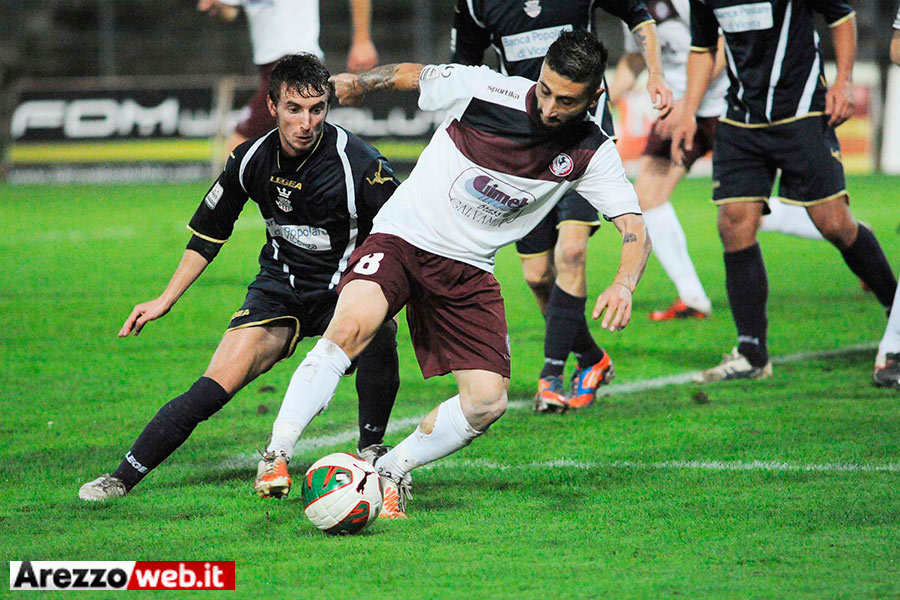 Arezzo – Pistoiese: 0 – 3 debacle amaranto