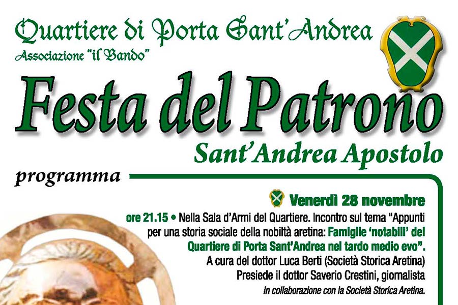 Festa di Sant’Andrea: festeggiamenti del Patrono