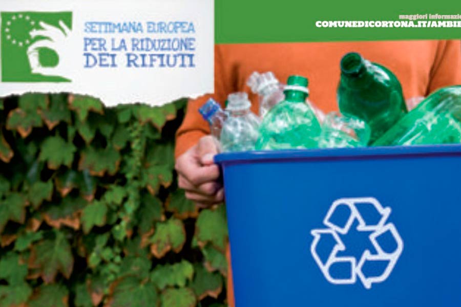 Settimana europea per la riduzione dei rifiuti dal 22 al 30 novembre 2014. Cortona aderisce e si mobilita