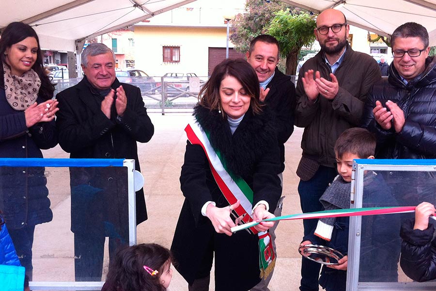 Inaugurata la Pista del ghiaccio nei Giardini Rondò