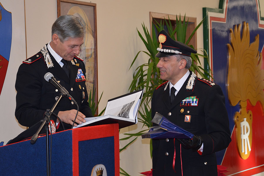 Visita del Generale Emanuele Saltalamacchia al Comando Provinciale Carabinieri di Arezzo