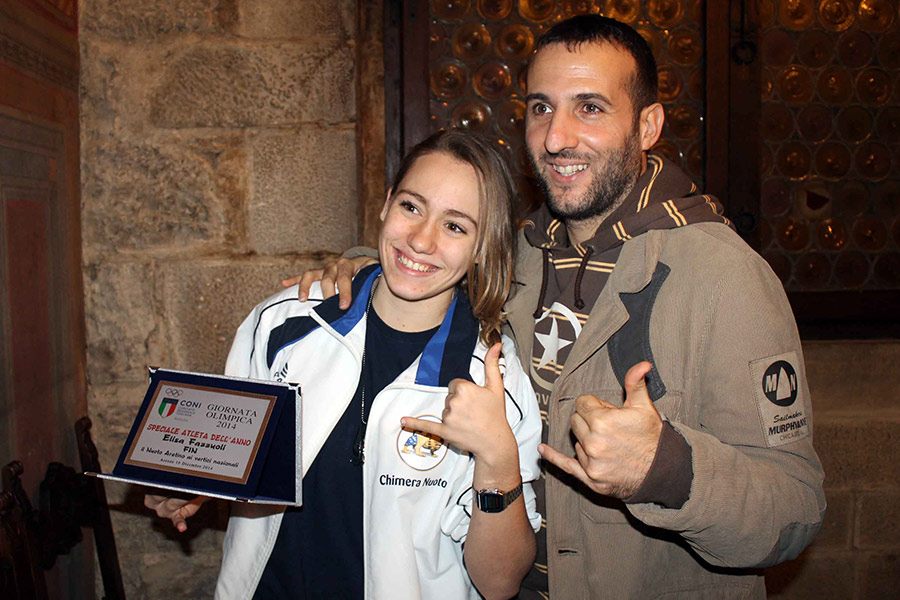 La Chimera Nuoto festeggia l'”Atleta dell’anno” Elisa Fazzuoli